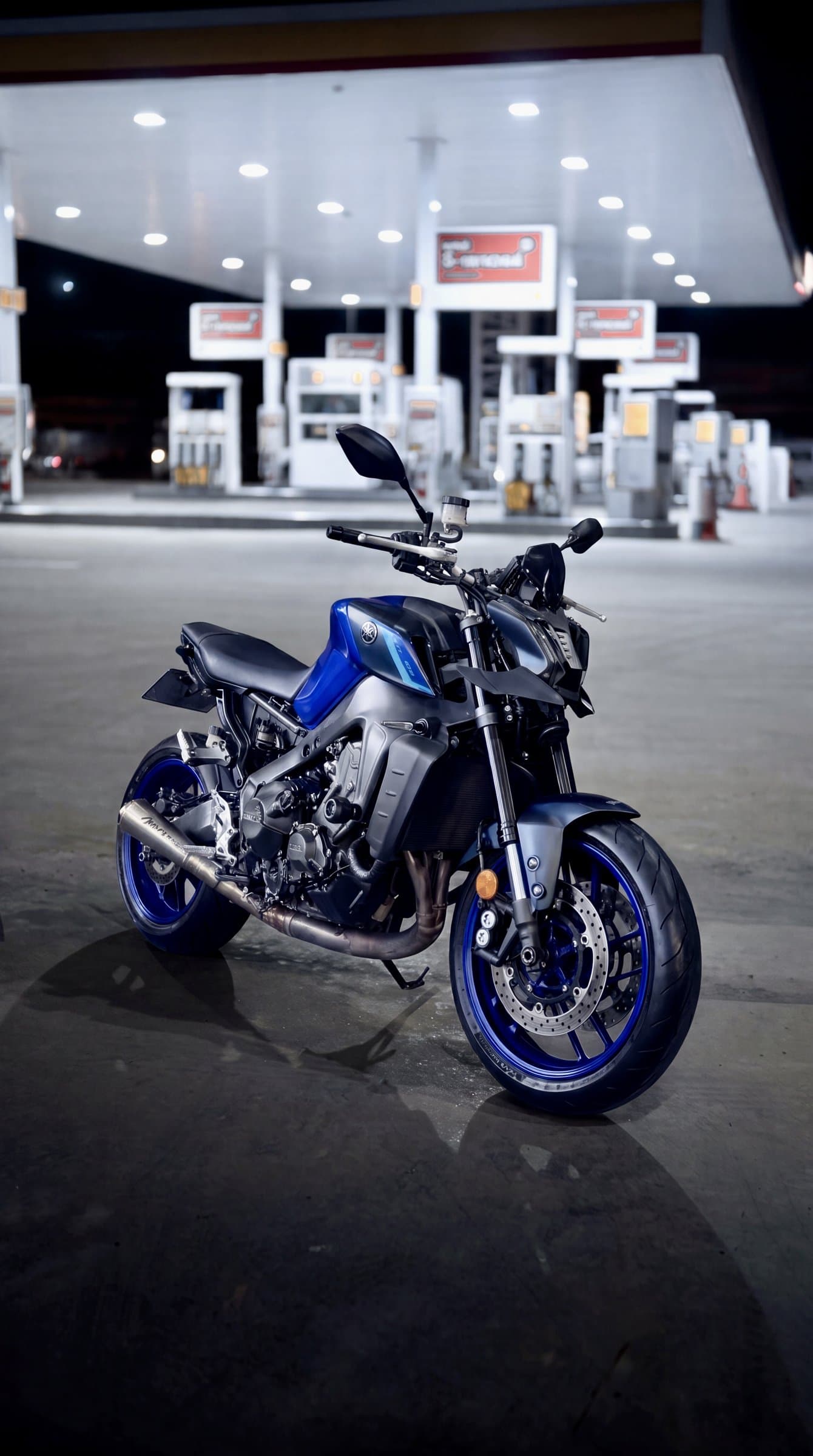 Yamaha MT-09, blue 2