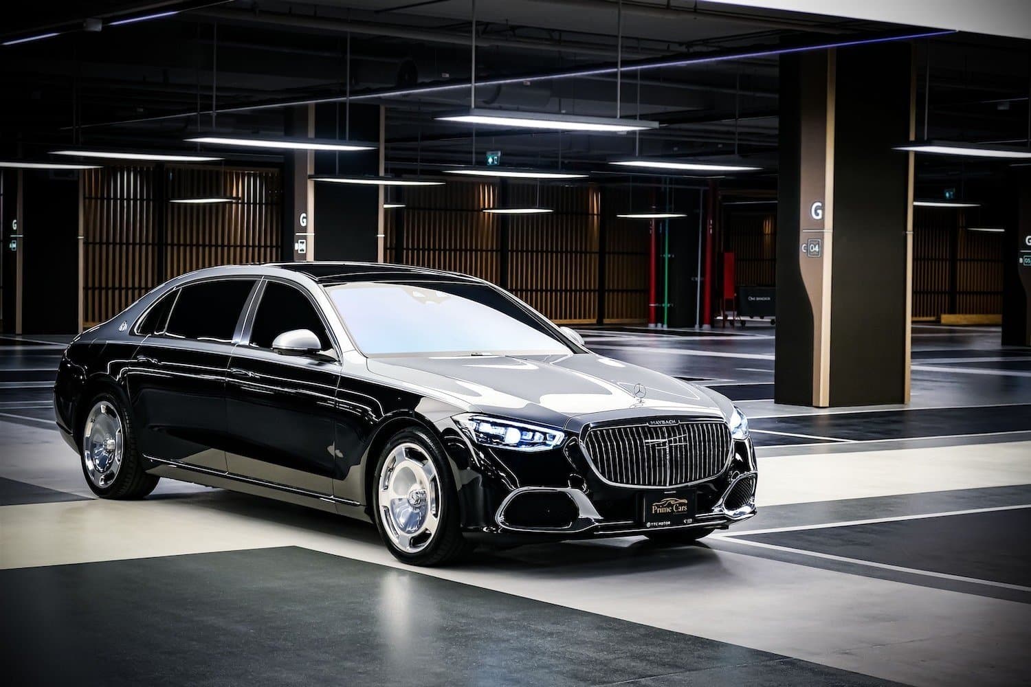 Mercedes-Maybach S580e Z223 (สีเงินดำ)